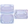 Hamster Sand Bathroom Durable Plastic Sand Bath Container Sand Box Transparent Bathing Sand Bowl for Young Squirrels