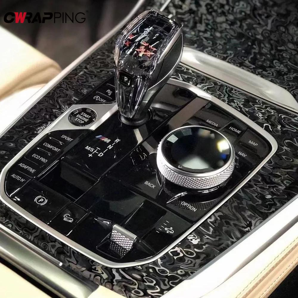 

Премиальные черные виниловые наклейки под карбоновое волокно для внутренней и внешней отделки кузова автомобиля, виниловая пленка, наклейка, сделай сам, автомобильные аксессуары 50cmx150cm