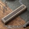 Antique Incense Horizontal Incense Holder with Openwork Japanese Suitable for Buddhist Altars and Other Uses Holder, Lid, Aromatherapy, Design, Style,