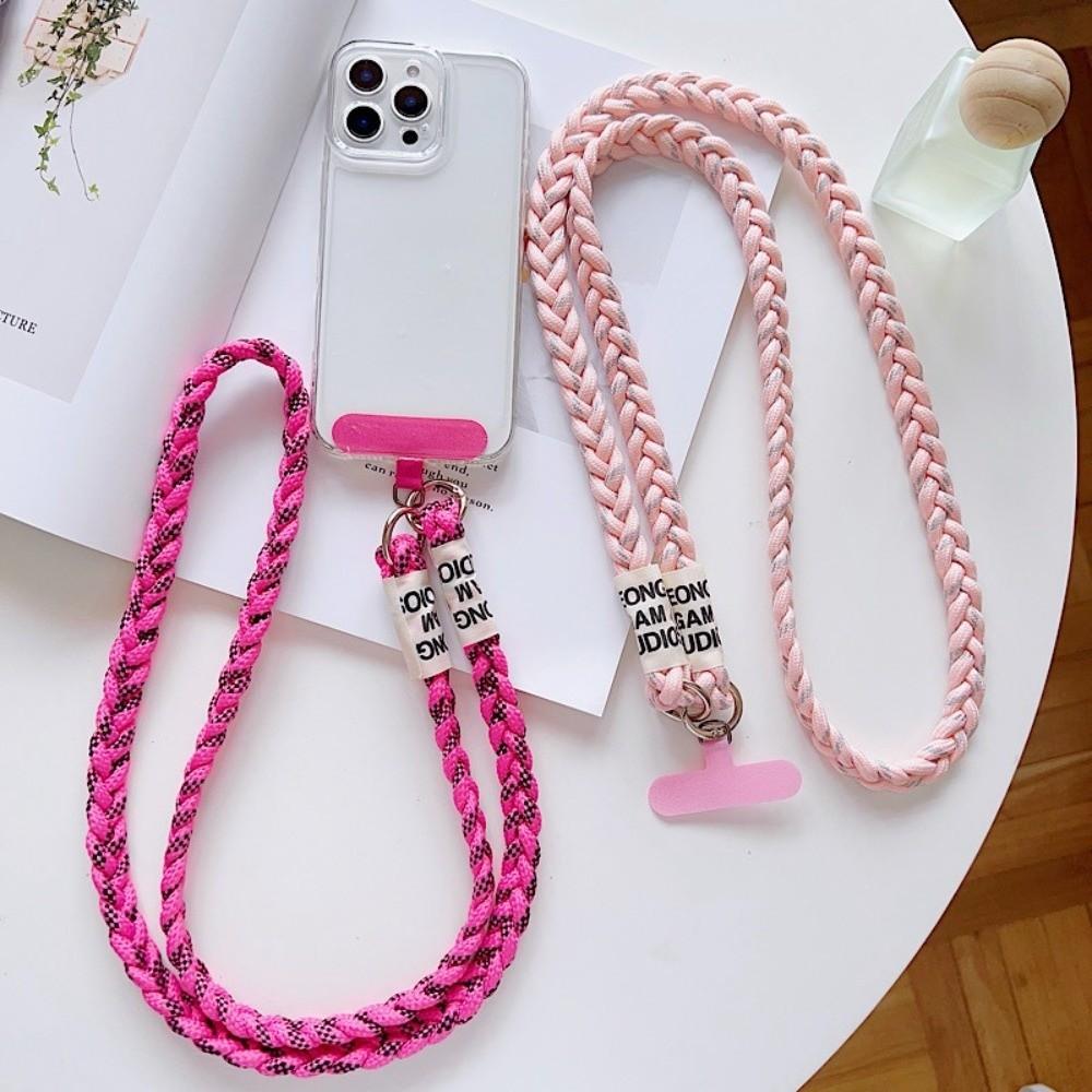 Langes Handy-Lanyard Geflochtenes Seil Handyhülle Kette Riemen Neues Aufhängeschnur Handy-Zubehör