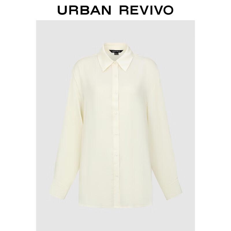 UR Flowing Philosophy Pleated Textured Blouse M