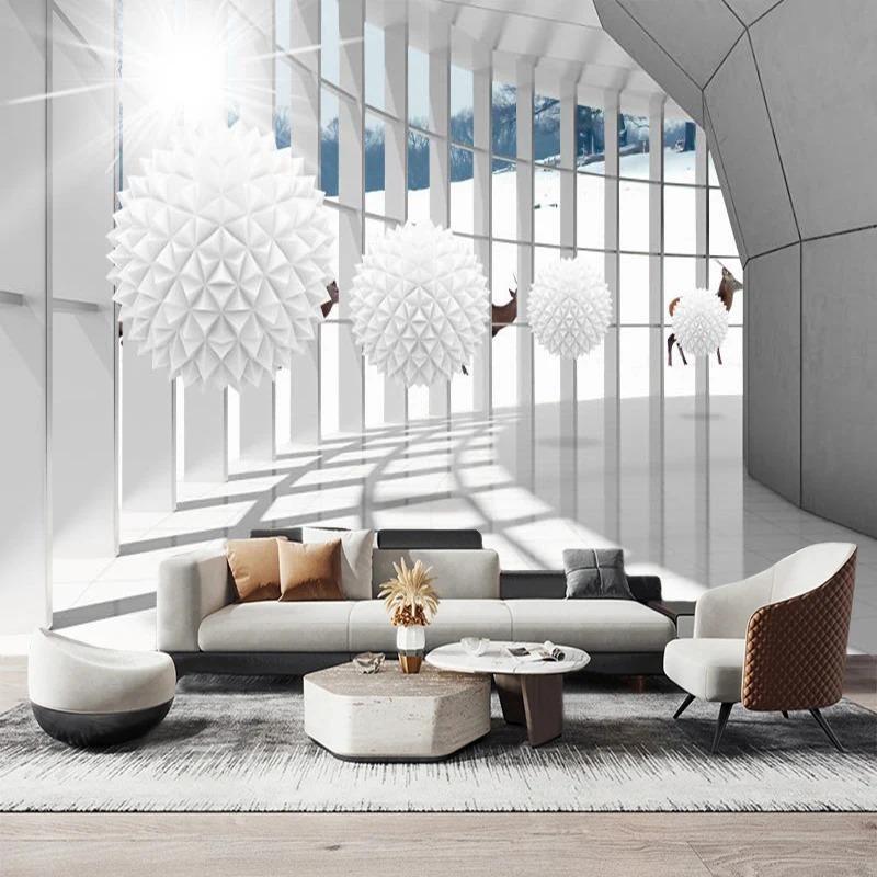 Tapet foto abstract geometric spațiu 3D stereo perete mural living dormitor tapet acasă decor