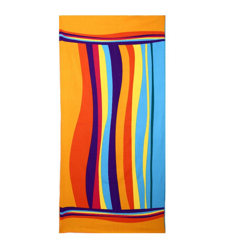 Sports Microfiber Towel Bright Print Highly Absorbent Swimming Travel Supplies