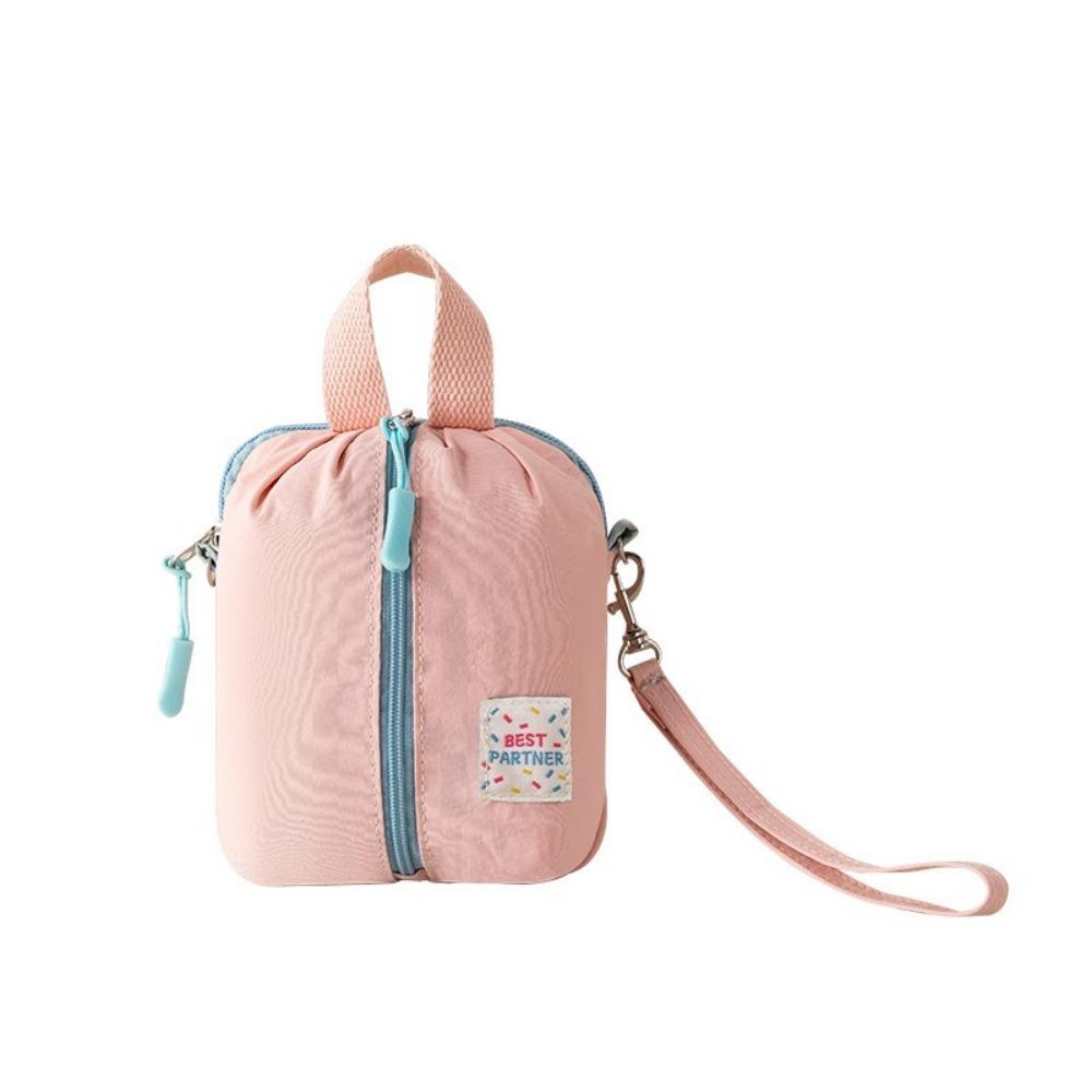 Macaron Color Menstrual Pad Pouch Large Capacity Feminine Menstruation Bag  Daily Use розовый