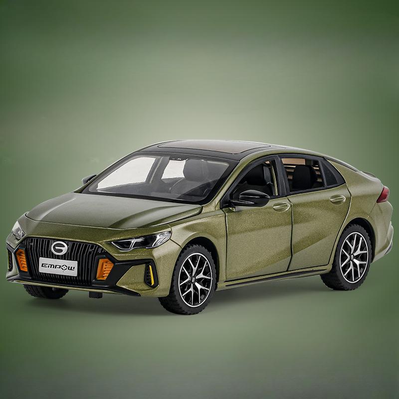 1/24 GAC-motor EMPOW miniatyrstøpt lekebilmodell med tilbaketrekkende lyd og lette leker Kjøretøysmodeller Voksensamling med bursdagsgaver