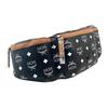 MCM Logo Reißverschluss Segeltuch Hüfttasche Groß Unisex Hüfttasche Schwarz MMZBAFO01BV001