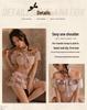 Charming Mesh Lingerie Student Uniform Set: Tempting & Sexy JK Style