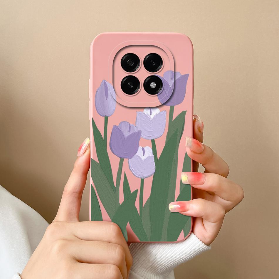 For Oppo A5 Pro 5G Phone Case Cute Cartoon Back Cover For Oppo A 5 2025 Full Protection Soft Liquid Silicone Anti Drop Housing