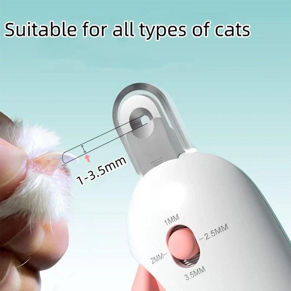 Adjustables Cat Nail Clippers With Safety Lock Comfortable Grip Handle Nail Clippers For Pet Nail Care