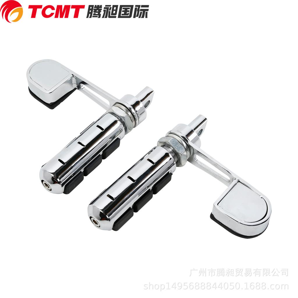 Electroplated Front & Rear Footpegs for Harley 883/1200/48/72 Softail & Road King