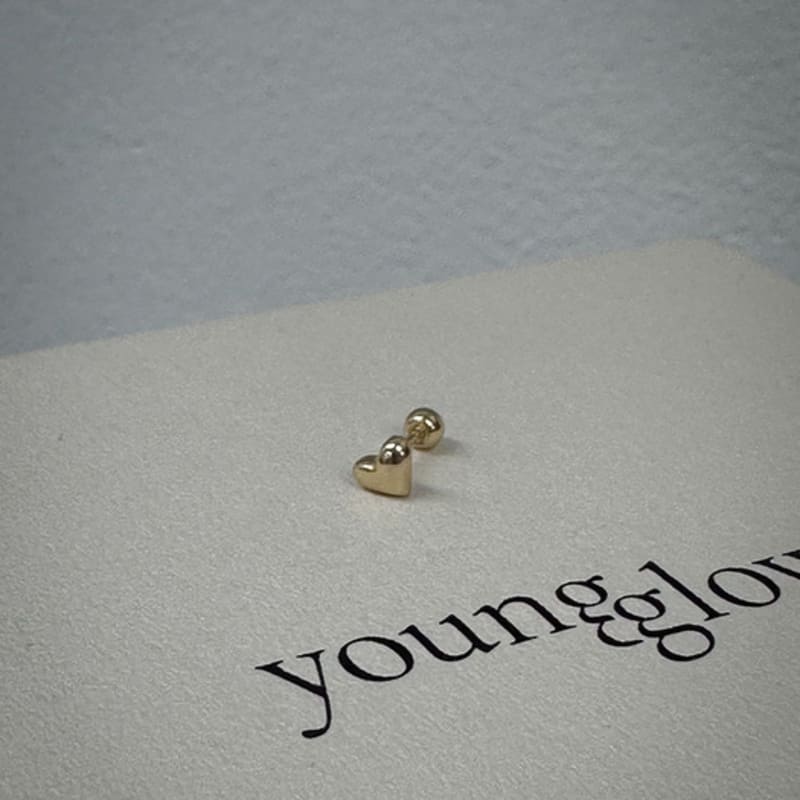 Youngglow 14k Volume Heart Piercing