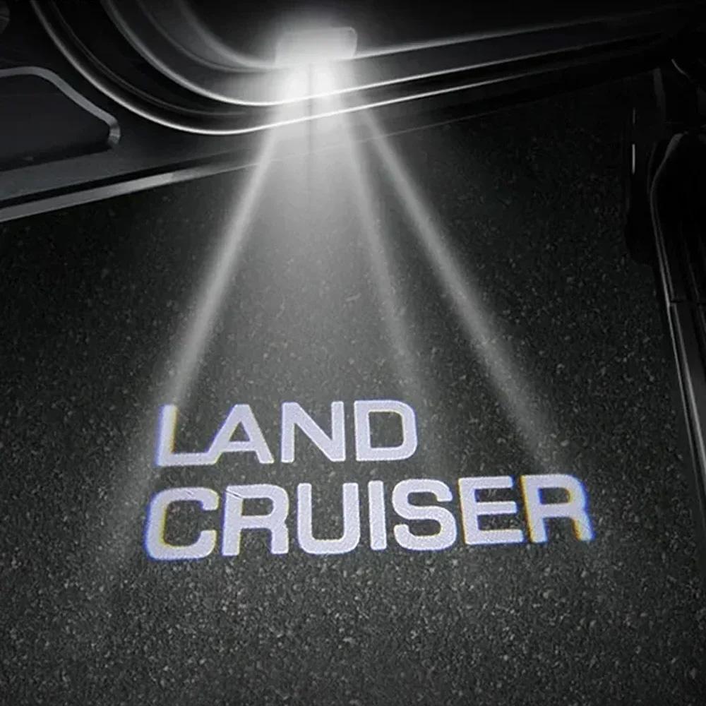 Land Cruiser Badge Logo Light Shadow Door Light For Toyota Land Cruiser LC300 LC200 2009-2025 Toyota Door Light Courtesy Lamp