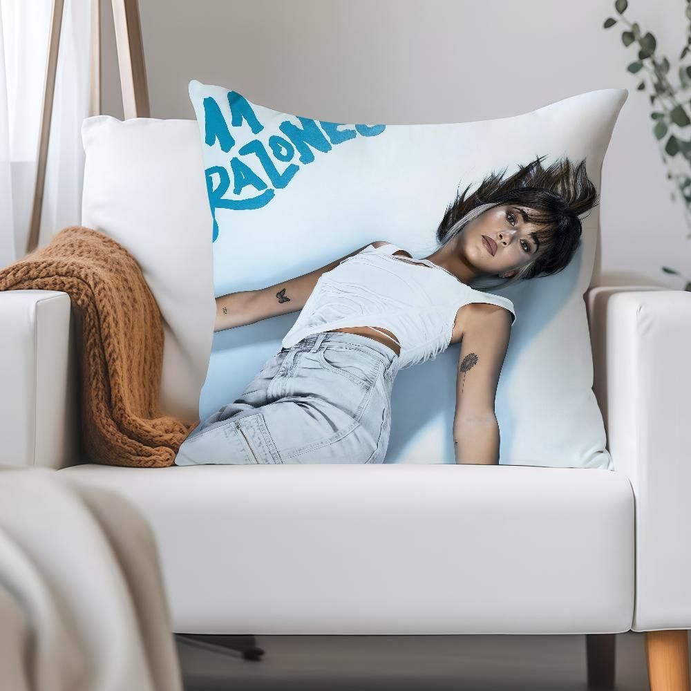A-aitana Singer O-ocana Pillow Case Applicable Space For Guest Rooms Interiors Cars Office House Decoration