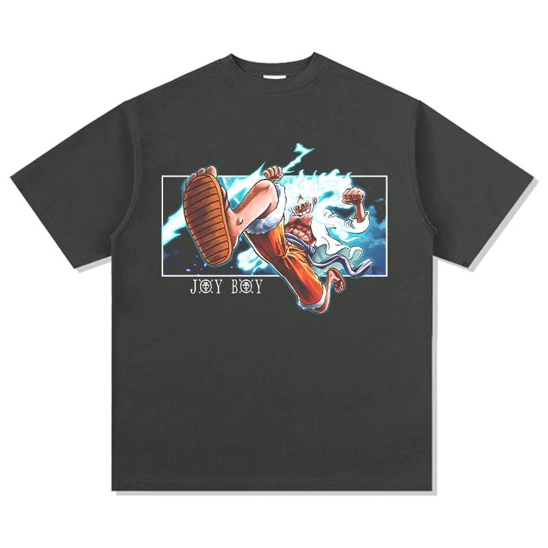 

One Piece Joy Boy TShirt Men Women Y2K 100 Cotton High Quality Graphic Print Casual Soft Crew Neck Streetwear Short Sleeve Tee S