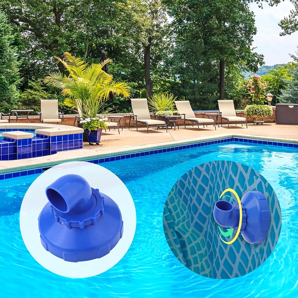 360° schwenkbare Pool-Düsen-Düse, drehbarer Einlass-Auslass-Ersatzdüse, kompatibel mit Intex Poolzubehör