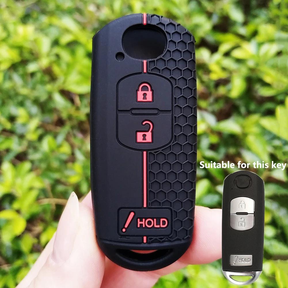 For Mazda 2 3 6 Demio Atenza Axela Cx-5 Cx5 Cx-3 Cx7 Cx-9 3 4 Cx30       Silicone Car Key Case Cover