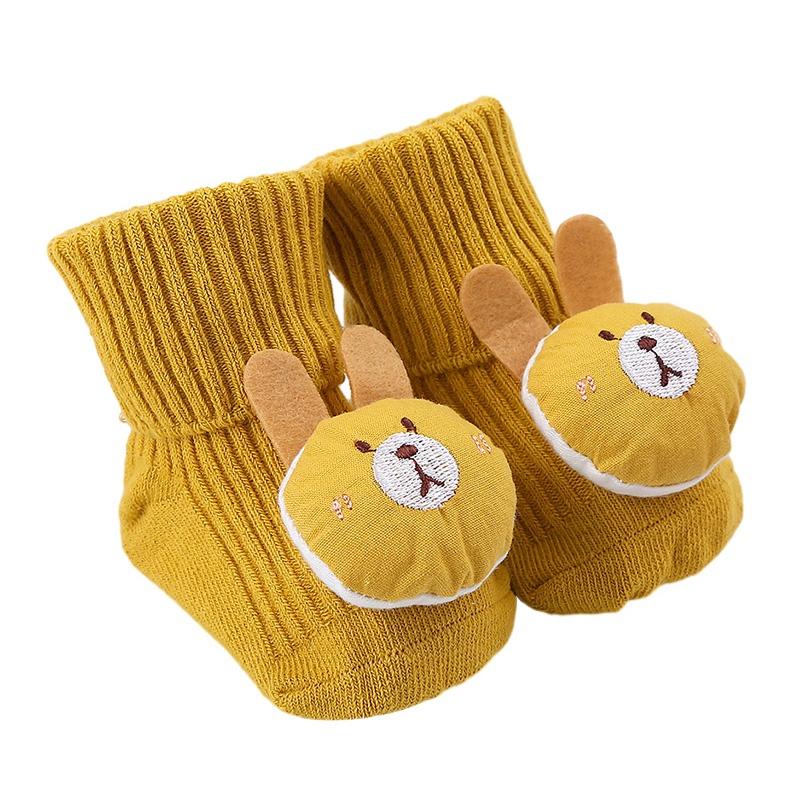 Kids Socks Toddler Non-slip Socks Cute Cartoon Cotton Socks for Baby Boys and Girls