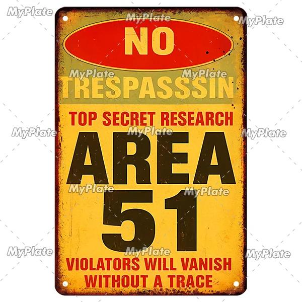 [MyPlate] Zombie Zone Tin Sign 8x12Inch Metal Sign Retro Plaque Home Decor Metal Vintage Man Cave Bar Pub Club Wall Decoration