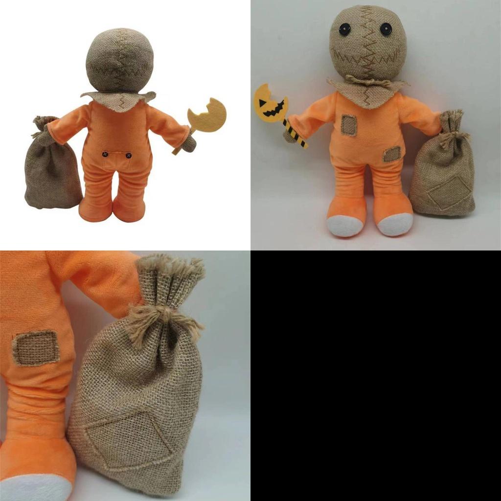 Sam Trick Treat Plush Toy Halloween Pumpkin Man Movie Doll