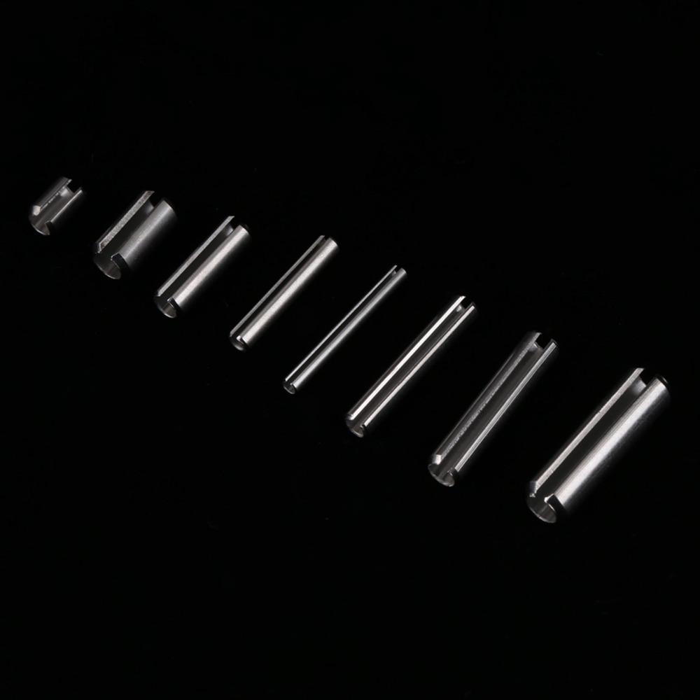 280pcs Stainless Steel Slotted Spring Pin M1.5-M8 Metric Spring Tension Pin Slotted with Box Roll Pin for Mechanical Industry