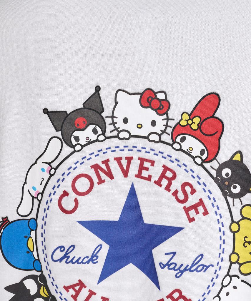Keonbeoseu X Sanrio Characters Chuck Taylor Patch T-Shirt White Cvm5T516-Wht