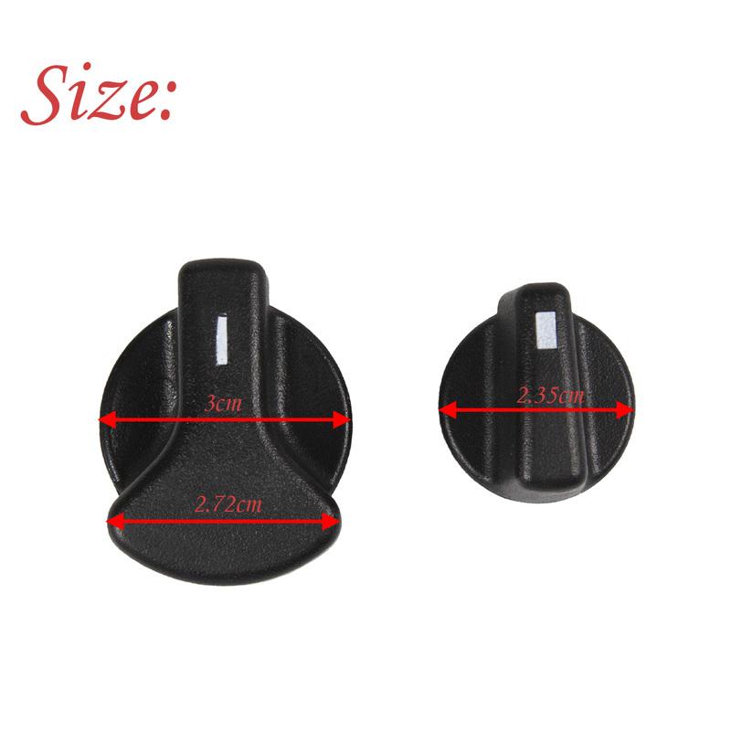 2 Pcs AC Heater Control Switch Knobs For Ford E150 E250 E350 E450 E550 Econoline Super Duty Blower Fan Knobs F8UZ-18513-AA