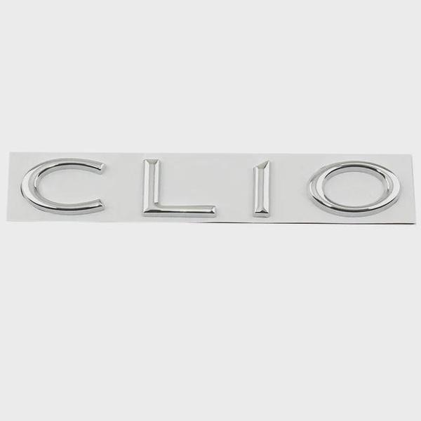 3D Metal Car Styling Letter Emblem Rear Trunk Badge Body Sticker For Rena-ult CLIO 2 3 4 5 6 Tailgate Nameplate Auto Accessories