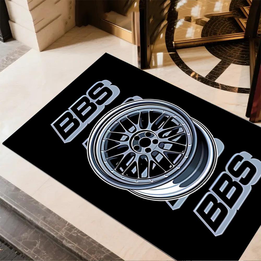 Bbs Wheel Floor Rug Office Rug Perfect for Game Room Study Room Decorate Room Living Rooms Antislip Carpet Decorate Offices