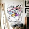 Diddl Wall Tapestry Aesthetic Wall Hanging Printed Fabric Blanket Decorative Tapestries for Bedroom Living Room Home Decor