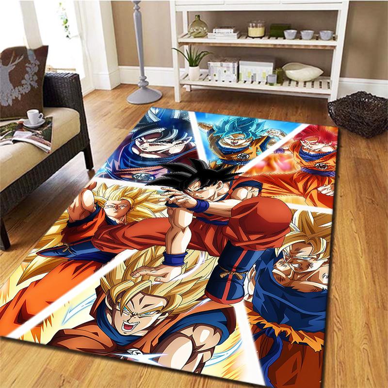 Dragon Ball Z Carpet Rug For Living Room Bedroom Home Sofa Decoration,kids Play Nonslip Floor Mat