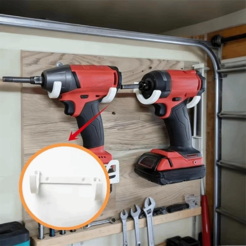 3PCS Space-Saving Electric Tool Brackets Universal Fit Tool Holder Brackets Cordless Drills