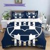 CF Monterrey Pattern Bedding Set Quilt Cover Pillowcase Home Decor Gift (1 * duvet cover + 2 * pillowcase, without core)