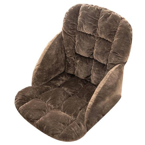 Winter Chair Cushion with Back Support And Elastic Band Thickened Keep Warm Detachable Washable Office Chair Seat Cushion Rocking Chair Cushion