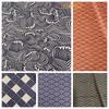 160cm*50cm Cotton Retro Sea Wave Fish Scale Pattern Cotton Twill DIY Coffee Table Cloth Sofa Cushion Cover Bed Curtain Fabric