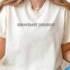 Conspiracy Theorist T-shirt, Conspiracies Girly Shirt, Candace Owens Tee, Funny Red Pill Minimalist Tshirt, Go Max Tees, Tin Foil Hat Gift