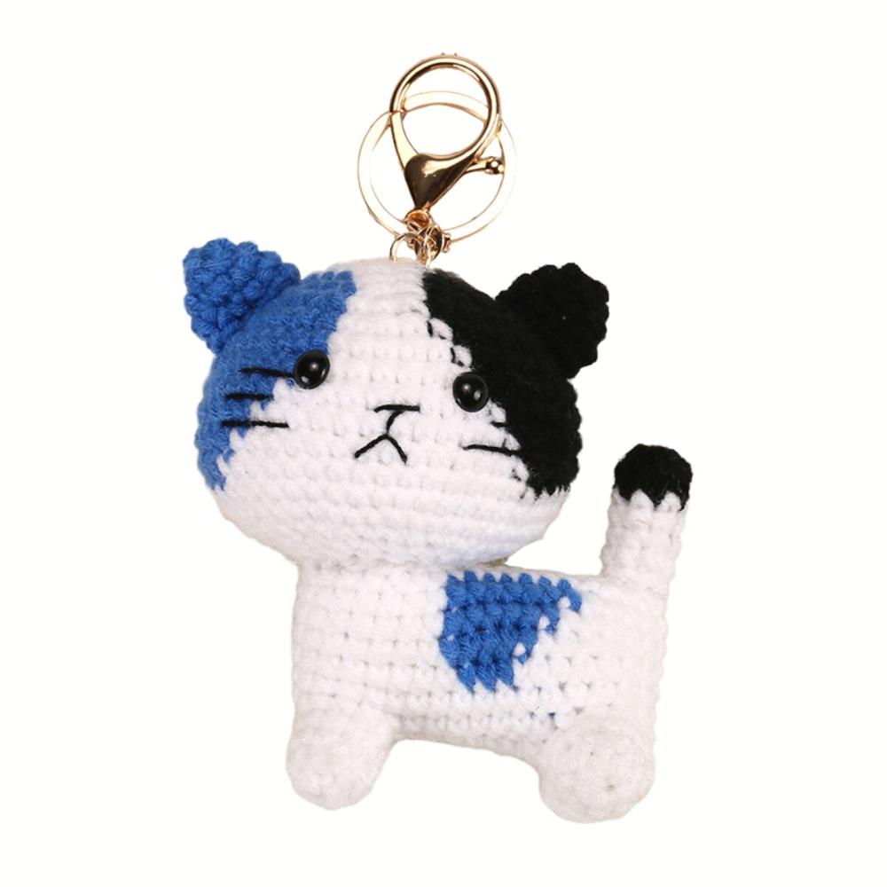 Dog Mini Knit Mouse Pendant Wool Knitting Cat Doll Pendant Keychain Friend Gifts
