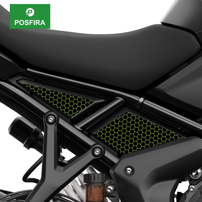 POSFIRA Motorcycle Rear Seat Panel Stickers Vinyl Decals for Triumph Tiger Sport 660 2022 2023 2024 2025 2026 Accessories