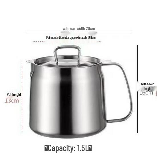 Кастрюля-маслофильтр из нержавеющей стали 304 с корзиной для жарки и ситом для отделения масляного осадка при жарке во фритюре