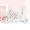 Pe Film Suspension Jewelry Box Clear Display Case Dustproof Jewelry Storage Holder For Earring Necklace Ring Bracelet Collection