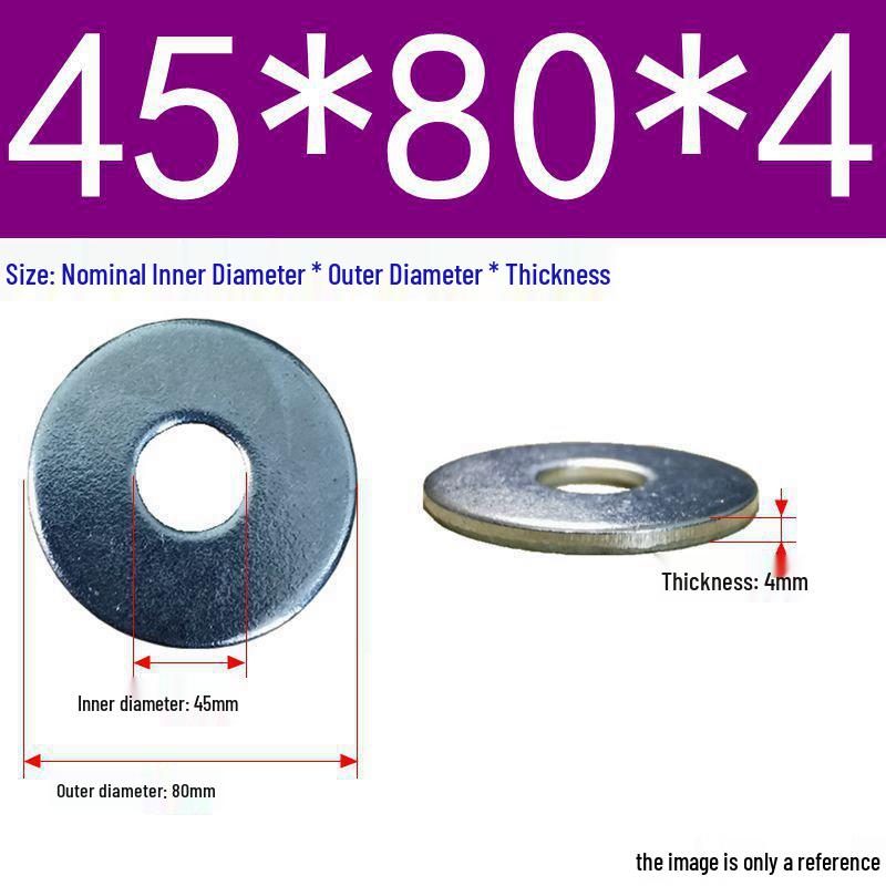 Galvanized Flat Metal Washer Spacer M3-M60