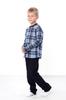 Boys’ Pajama Set – Brushed Knit, Warm & Soft for Cold Nights, Demi-season, 6076-024-4-1 HC