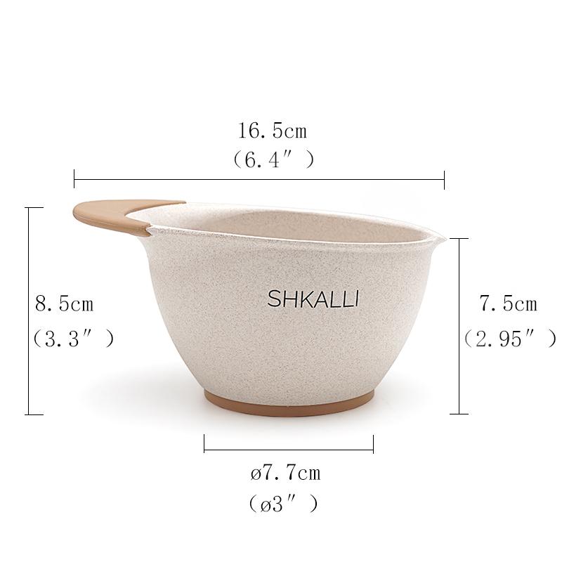 1 x Miska na míchání pasty na barvení vlasů velké kapacity Profesionální kadeřnické nástroje pro barvení vlasů Miska na barvu na vlasy a tónování