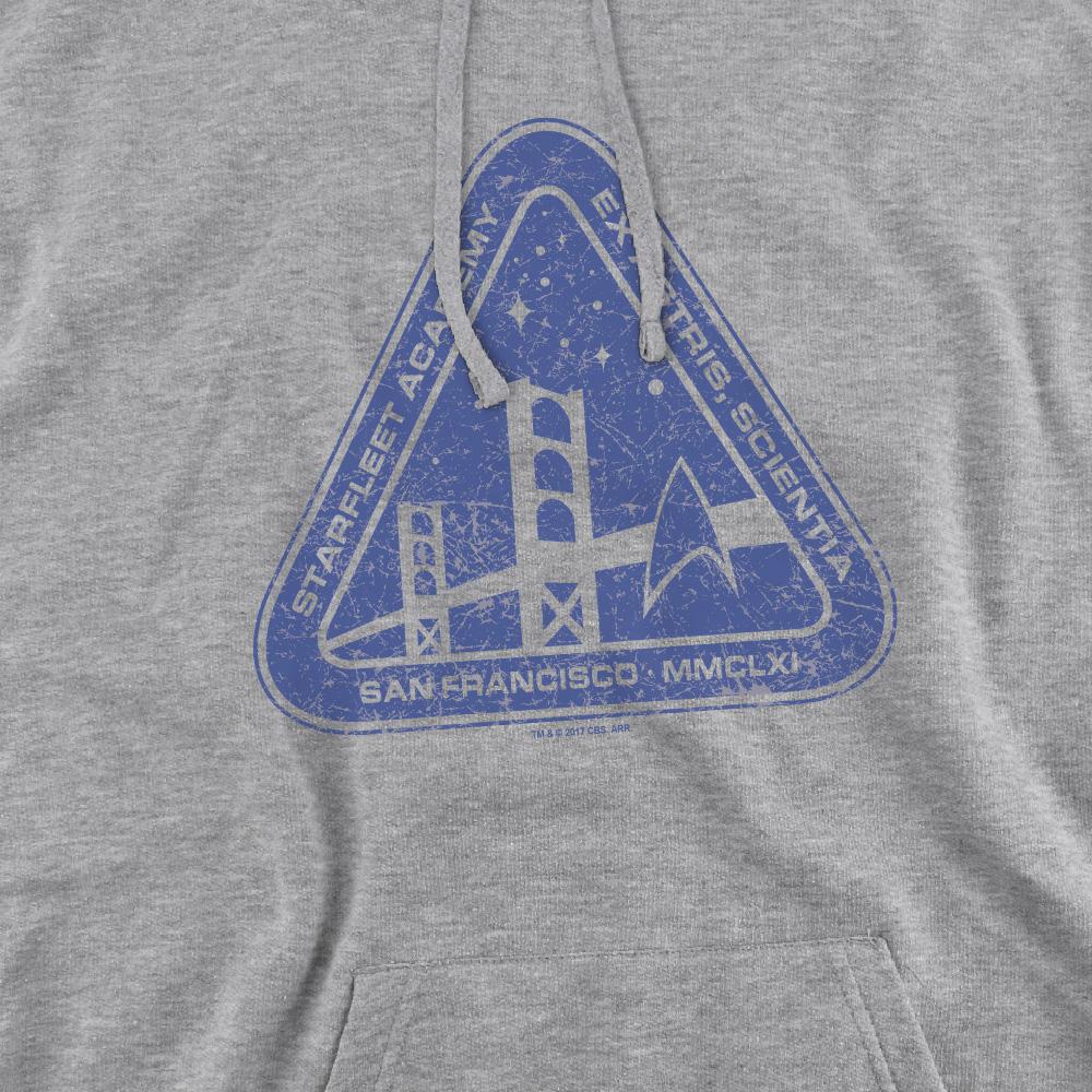 STAR TREK Mens Distressed Logo Hoodie