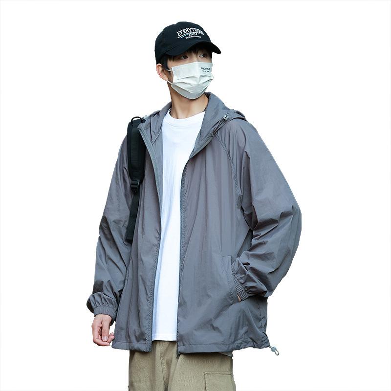 Dopamine Summer Couple UV Protection Hooded Skin Clothing Sunscreen Clothing Outdoor Men's and Women's Sunscreen Clothing Fishing
