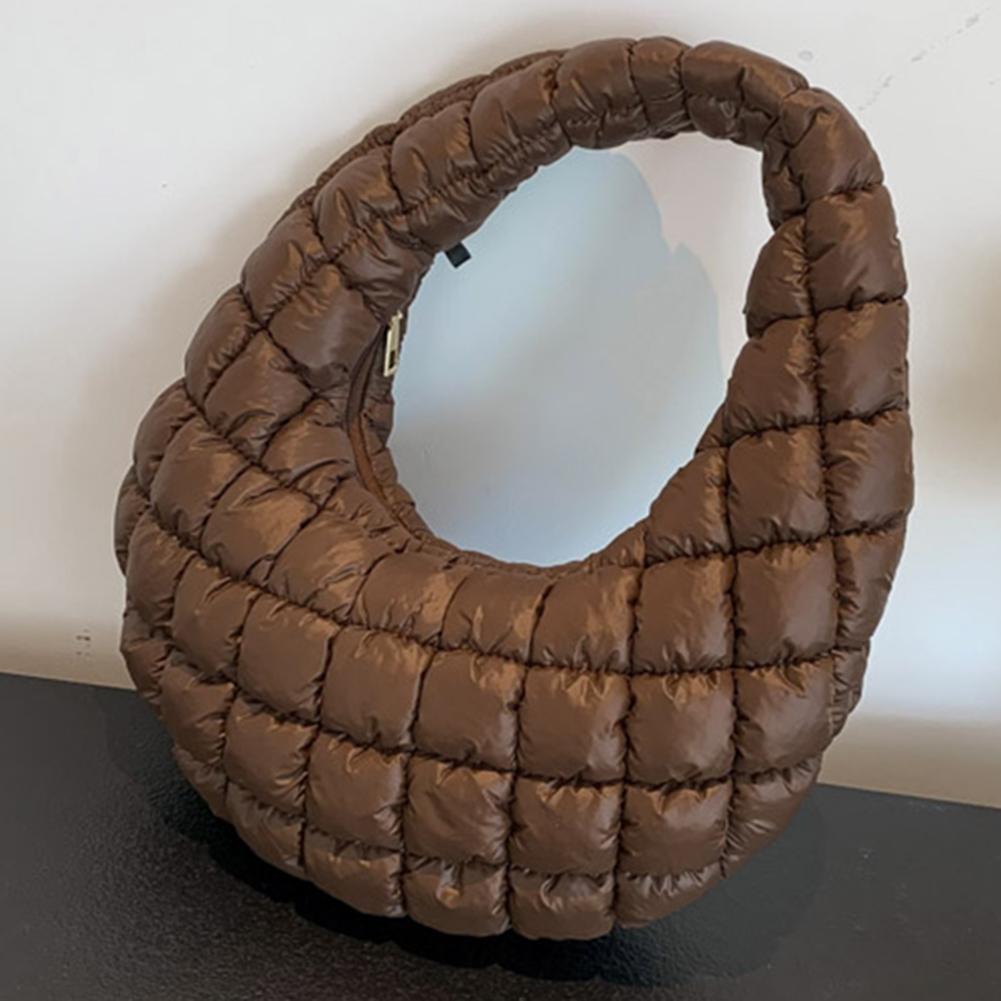 

Женская мягкая сумка-саквояж, универсальная плиссированная сумка с облаком, легкий пуховый клатч, стеганая сумка-тоут, стильный кошелек для девочек