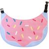 Cute Dog Bandana Cartoon Donuts Pet Dog Bib Neckerchief Cat Bandana Waterproof Pet Bib for Medium To Large Dogs Adjustable Pet Bandana Golden