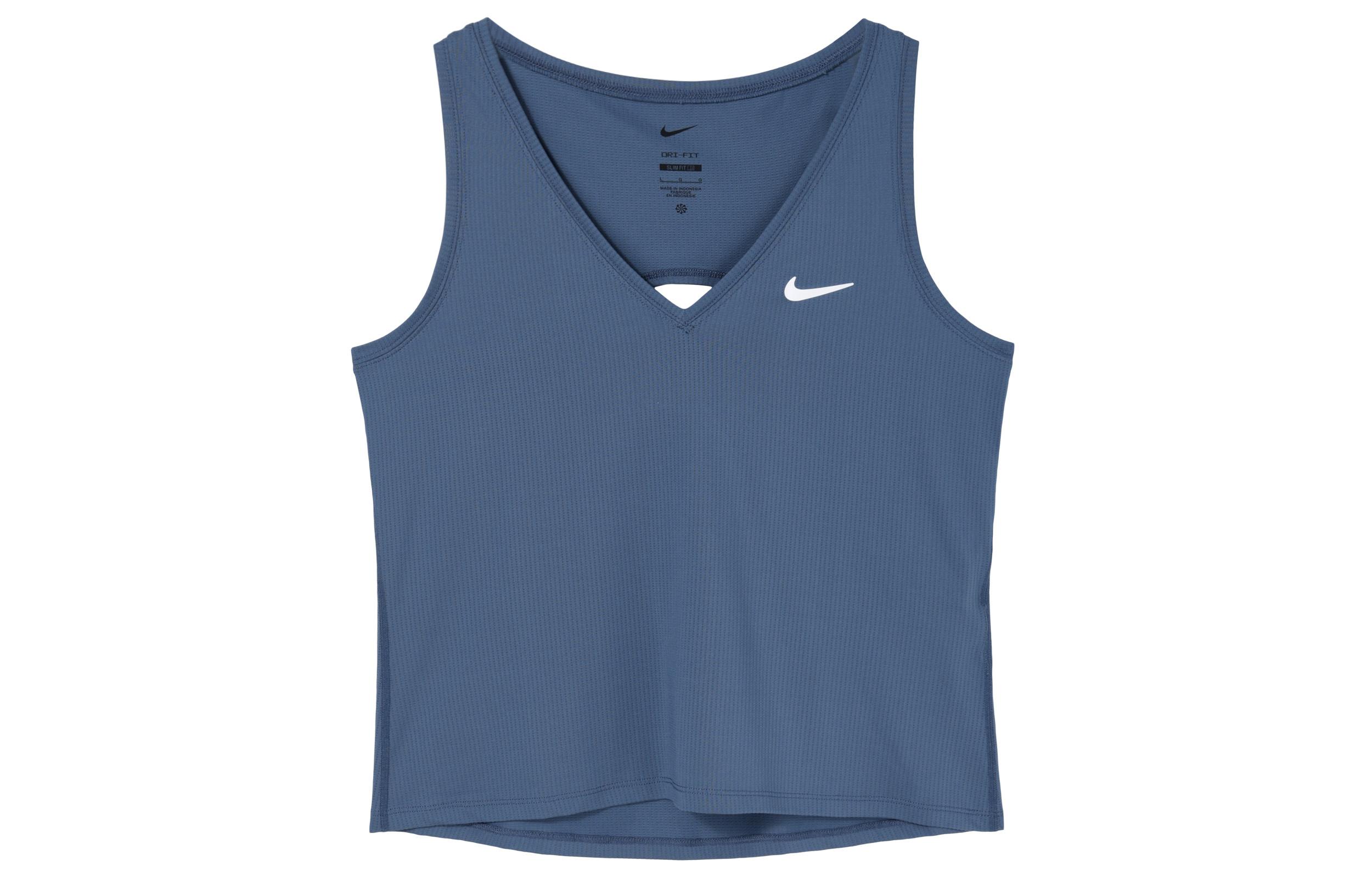 Nike Sleeveless Sports Shirts Women s Fen Blue Racerback CV4785-491 M