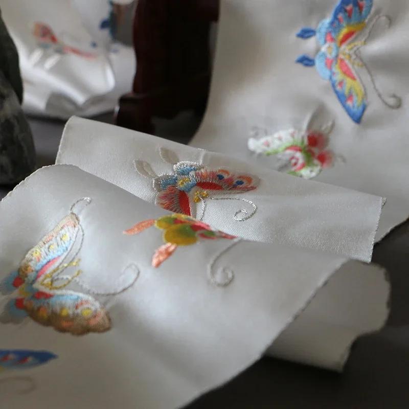 50cm chińska żakardowa haftowana wstążka tkanina retro haft taśma koronkowa lamówka Hanfu sukienka ubrania zasłony DIY akcesoria