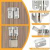Thicken Stainless Steel Flip Latch Gate Latches Slide Bolt Latch Safety Door Lock Catch For Barn Cabinet Garden Bathroom Garage