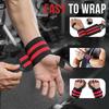 1PC Stripe Elastic Compression Sports Wristband Sweatband Adjustable Breathable Support Wrap for Gym Workout Tennis Weightlifting